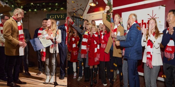 “Light the World Giving Machine” opening night and ribbon cutting