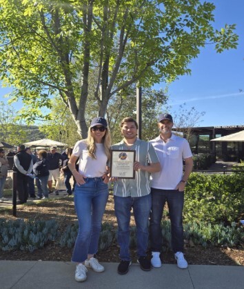 Robbie With Tyler Holst and Stephanie Walker for Rancho Mission Viejo 