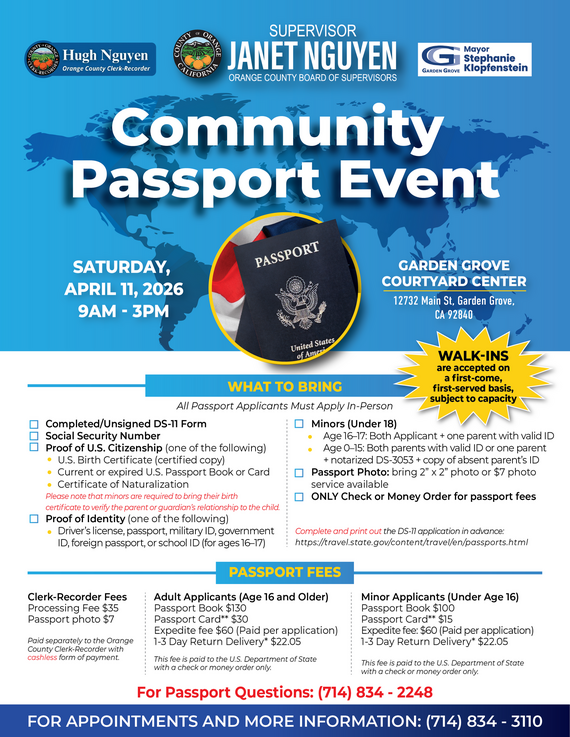 Community Passport Event