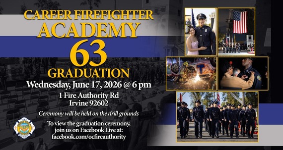 career firefighter academy 63 graduation