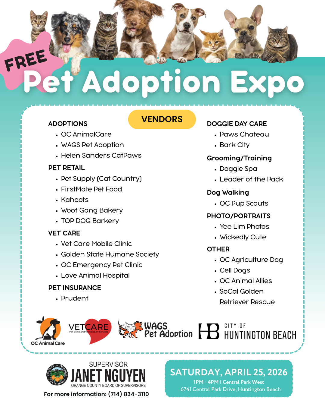 Pet Expo Vendor List
