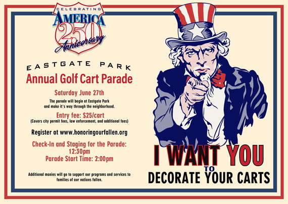 Golf cart parade