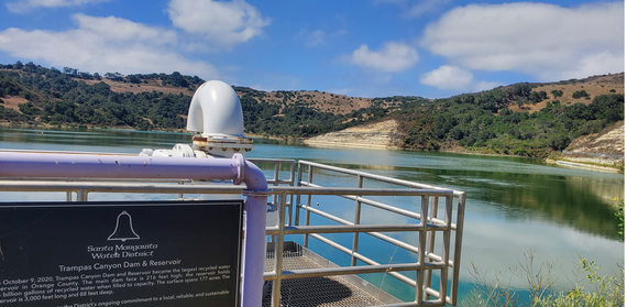 Trampas Canyon Reservoir and Dam