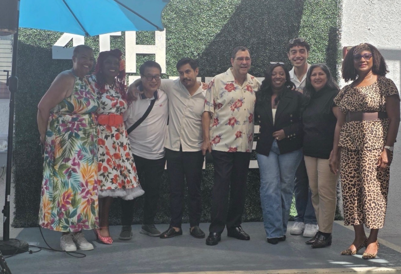 Left to right: With Black & Brown leaders in Orange County 