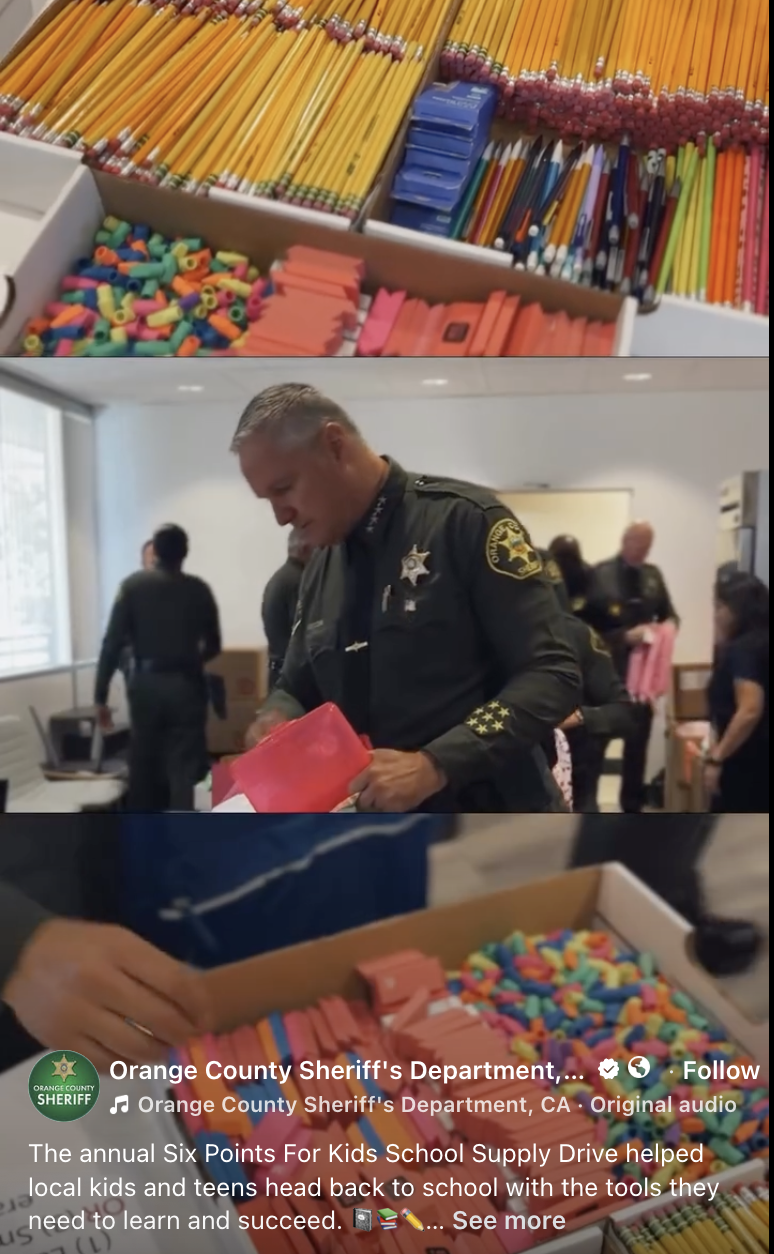 OCSD Supply Drive