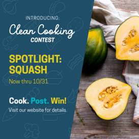 October Clean Cooking Contest