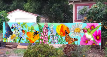 Mural at Melrose Community Garden