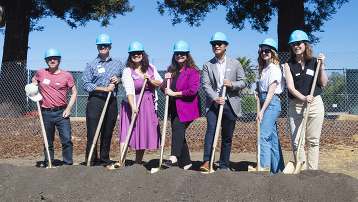 Ava staff and Board Directors at the Groundbreaking ceremony