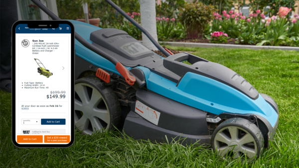 Yard Care Promotion with Electric Lawn Mower