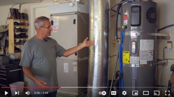 Curt, Gilroy Resident, with Heat Pump Water Heater