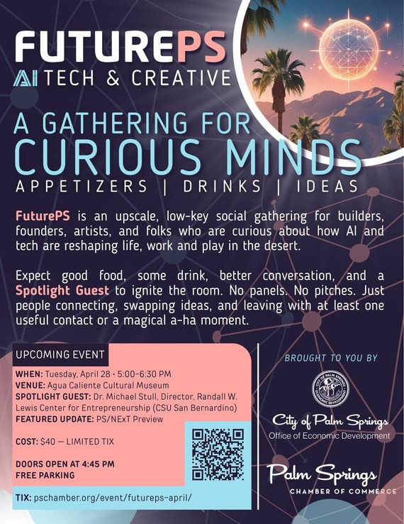 FuturePS Tech & Creative event flyer