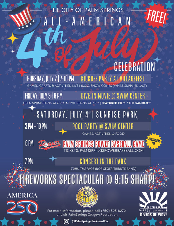 July 4, 2026 Events