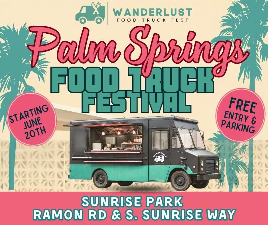 Wanderlust Food Truck Festival Flyer