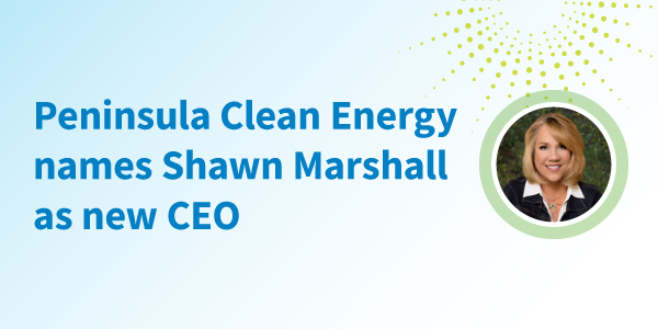 Peninsula Clean Energy names Shawn Marshall as new CEO
