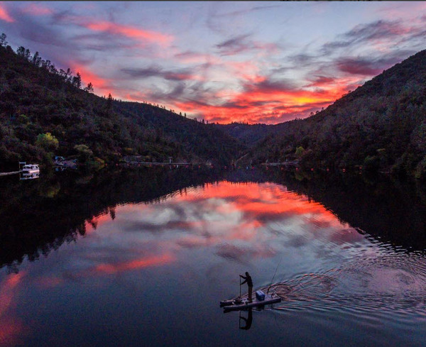 Lake Clementine sunset