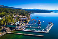 Tahoe resorts triangle image. 