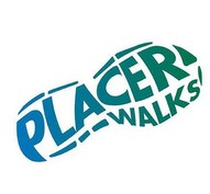 Shoe print that spells Placer Walks