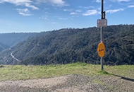 call boxes on bridge