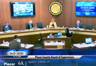Board of Supervisors meeting from webcam