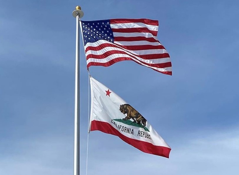 Flags over West Placer