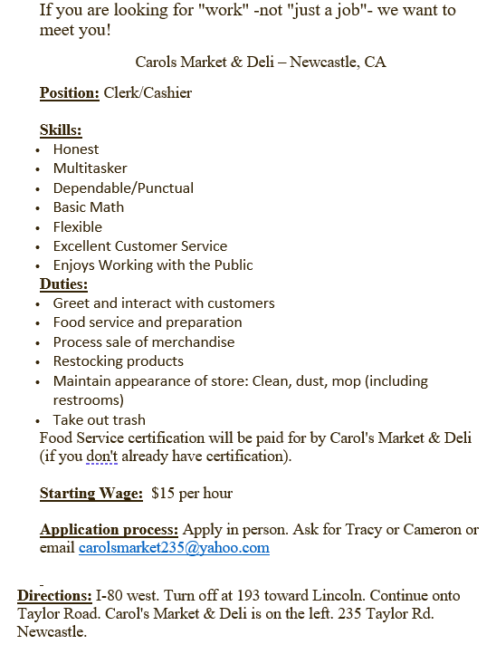 Carol's Market and Deli