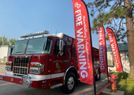 Image of a red Fire truck