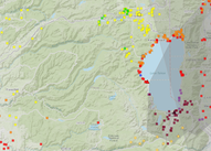 Alerts indicting specific air quality throughout Placer County 