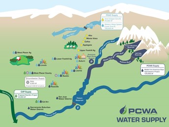 PCWA Water Map