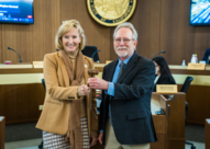 supervisors cindy gustafson and robert weygandt