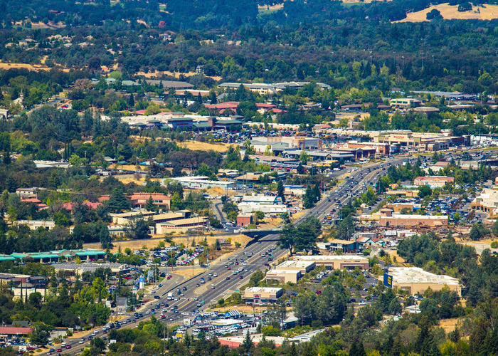 aerial image of south Placer