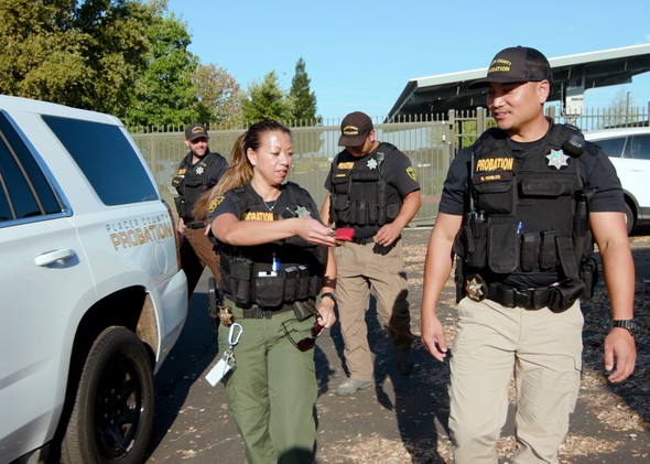 Placer County probation department officers