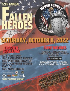 Forgotten Soldiers Motorcycle run