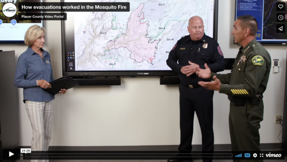 How evacuations worked in the Mosquito Fire