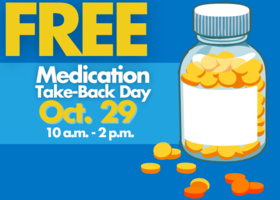 Free Medication Takeback on October 29