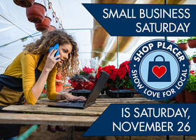 Shop Placer this Small Business Saturday Nov. 26