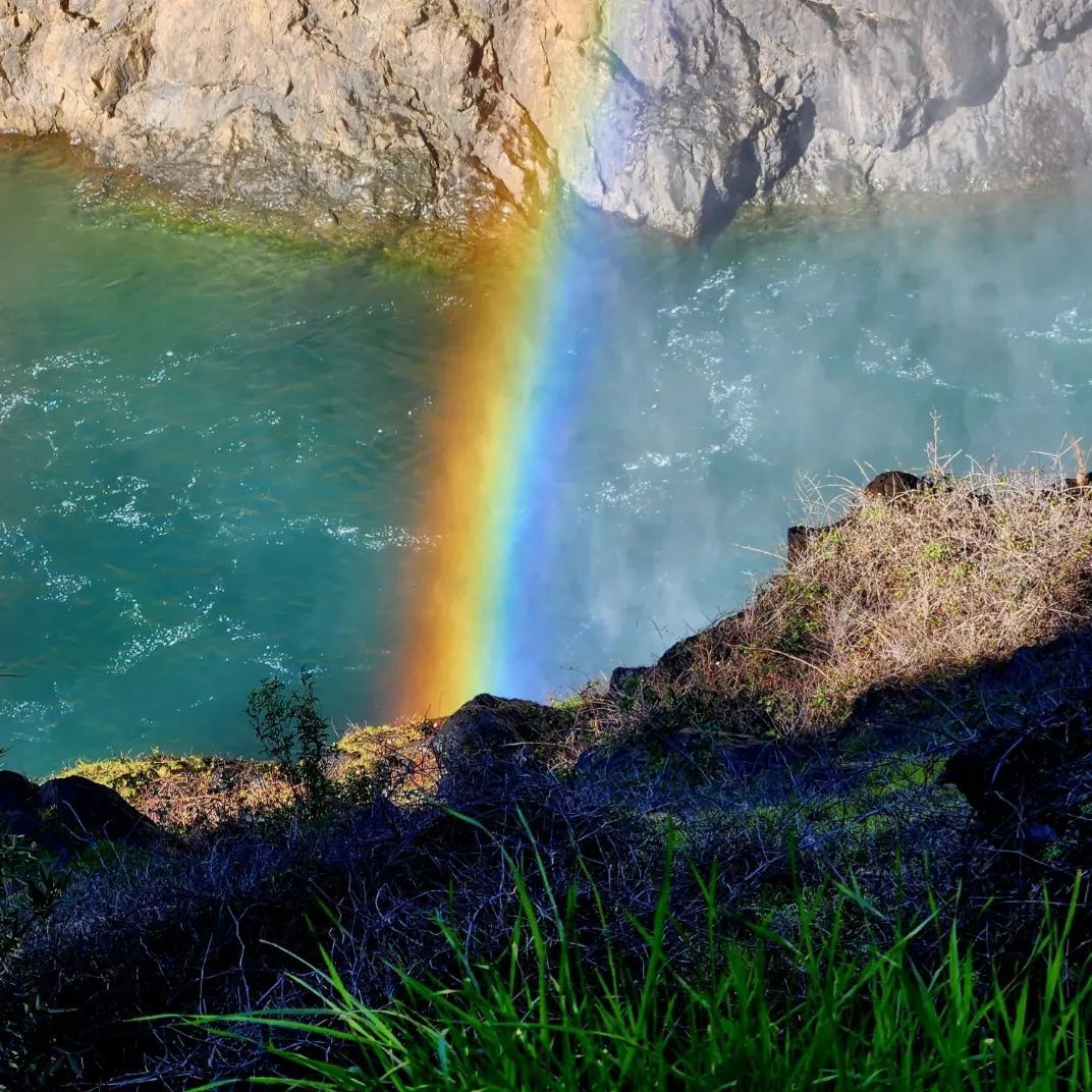 Rainbow over the American River