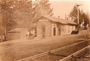 Gold Run Train Depot circa 1900