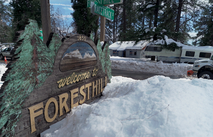 Gif of Foresthill snow