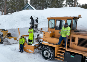 Snow plows and plow operators in Placer County.