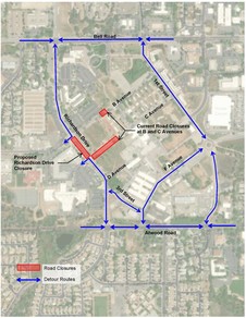 PCGC Road Closure
