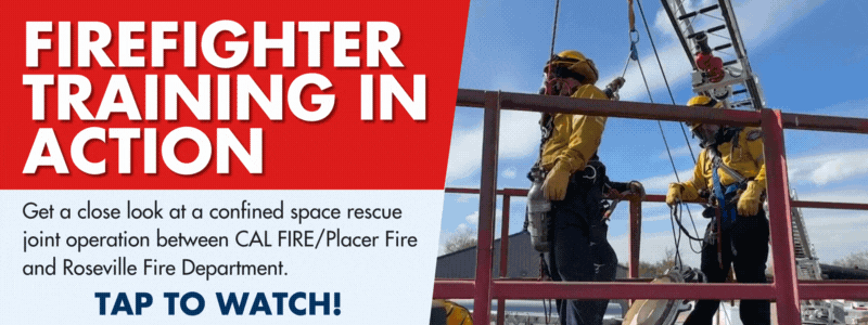 Watch local firefighter training in action