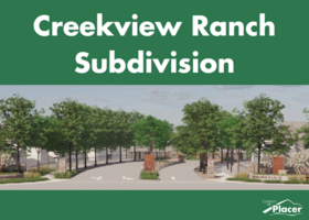 Creekview ranch subdivision development