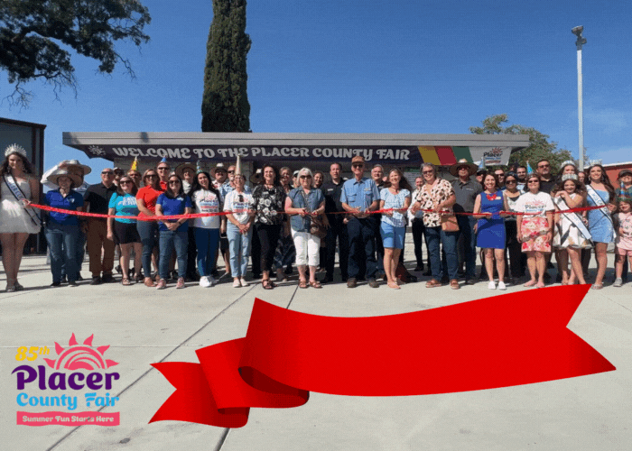 Placer County Fair ribbon cutting and official opening