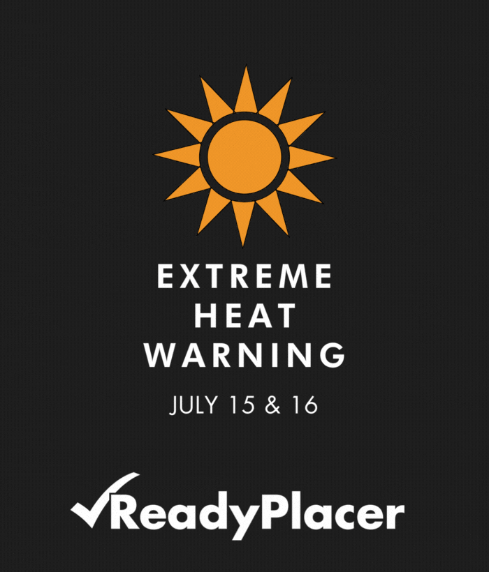Extreme heat warning July 15 and 16