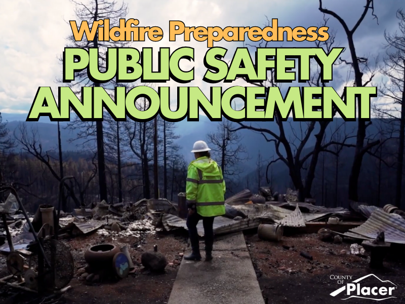 Wildfire preparedness public safety announcement
