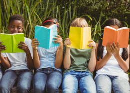 Children reading