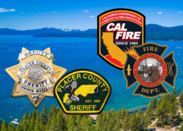 Multiple badges for Placer County emergency services