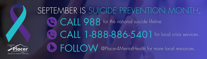 September is Suicide Prevention Month. Call 988