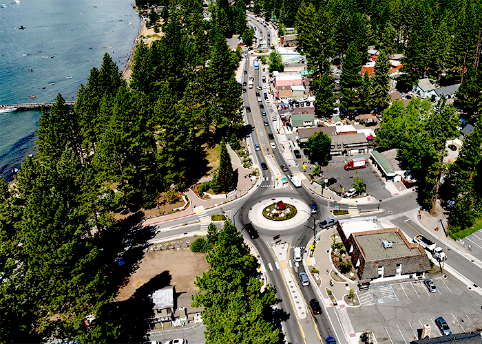 Kings Beach roundabout