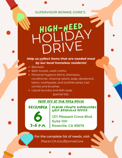Holiday Drive Flyer